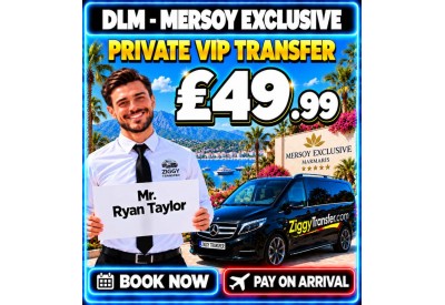 Dalaman to Mersoy Exclusive Hotel Marmaris (İçmeler)